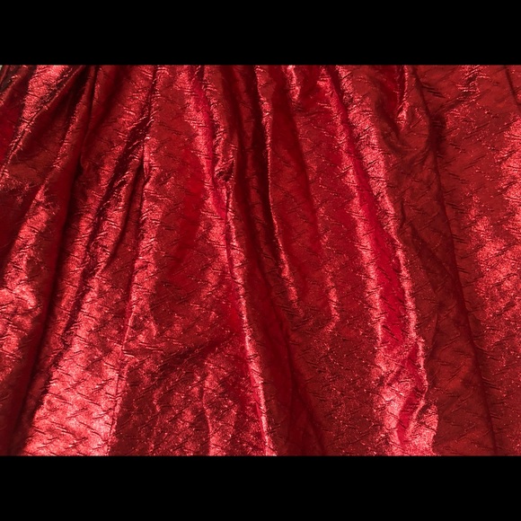 Lularoe Red Elegant Madison Skirt - Picture 2 of 5